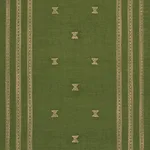 Schumacher 87251 Imara Stripe Green fabric swatch