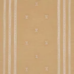 Schumacher 87252 Imara Stripe Ochre fabric swatch