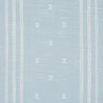 Schumacher 87250 Imara Stripe Sky fabric swatch