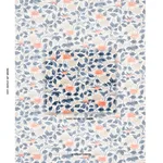 Schumacher 180340 Imari Blue Ink fabric swatch