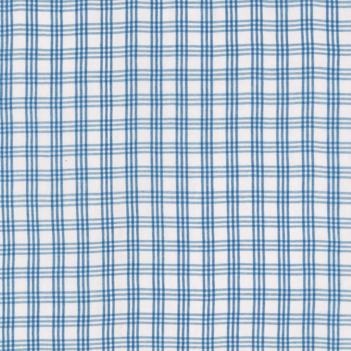 Schumacher 69153 Imogen Bleu fabric swatch