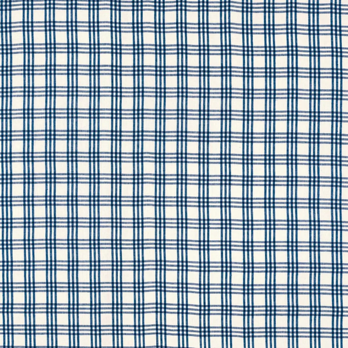 Schumacher 69154 Imogen Indigo fabric swatch