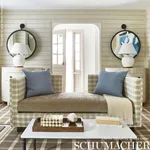 Schumacher 69152 Imogen Linen fabric swatch