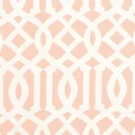 Schumacher 174416 Imperial Trellis Ii Blush fabric swatch