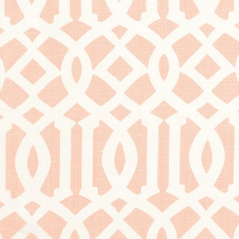 Schumacher 174416 Imperial Trellis Ii Blush fabric swatch