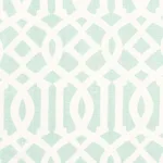 Schumacher 174415 Imperial Trellis Ii Mineral fabric swatch