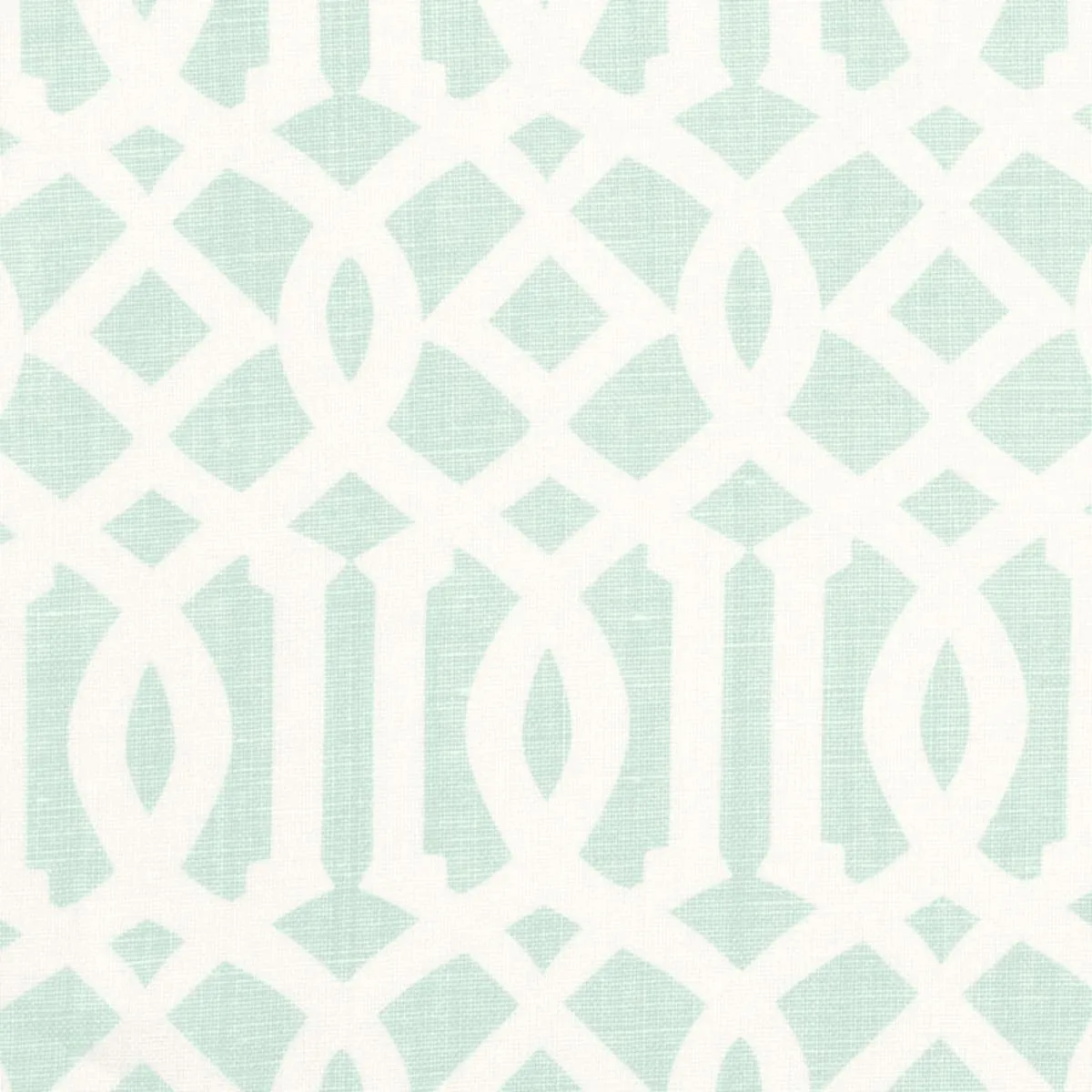 Schumacher 174415 Imperial Trellis Ii Mineral fabric swatch