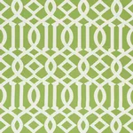 Schumacher 73160 Imperial Trellis Indoor/Outdoor Leaf fabric swatch