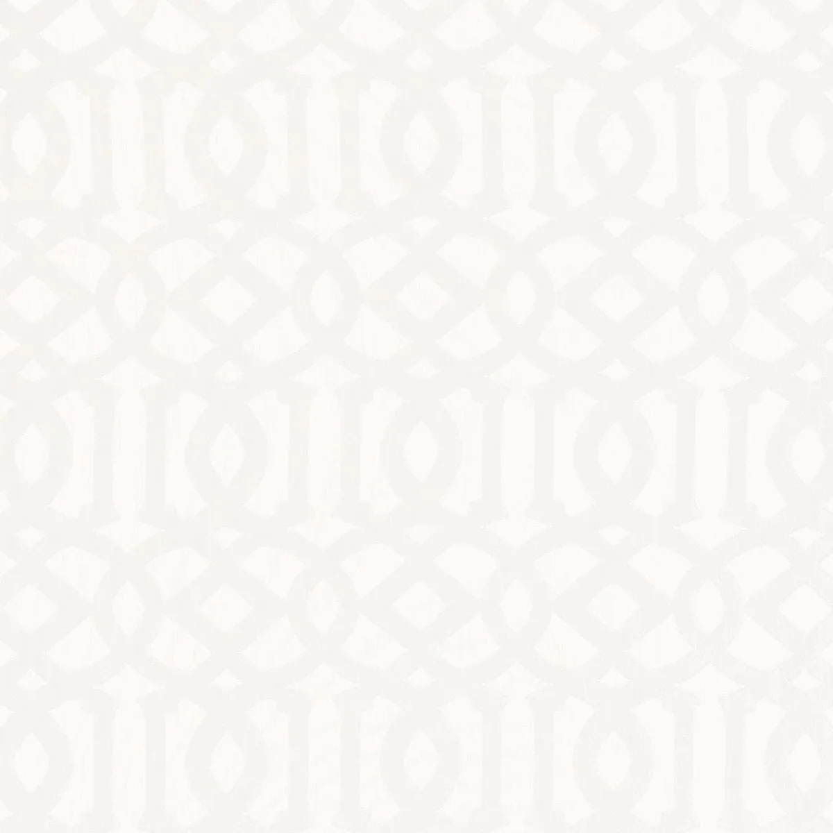 Schumacher 67720 Imperial Trellis Sheer Meringue fabric swatch