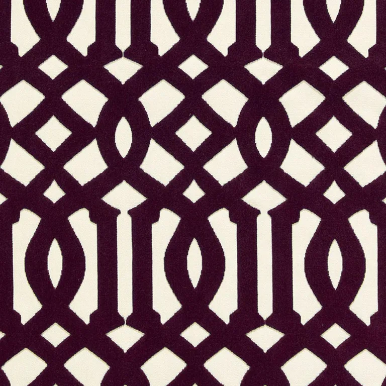 Schumacher 65592 Imperial Trellis Velvet Byzantine fabric swatch