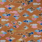 Schumacher 182800 In Dreams Velvet Persimmon fabric swatch