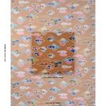 Schumacher 182800 In Dreams Velvet Persimmon fabric swatch