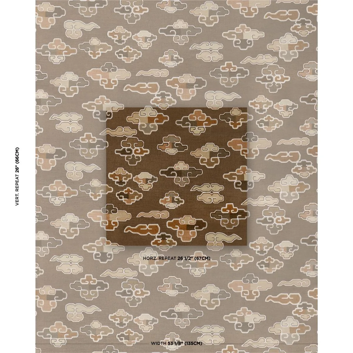 Schumacher 182801 In Dreams Velvet Sable fabric swatch