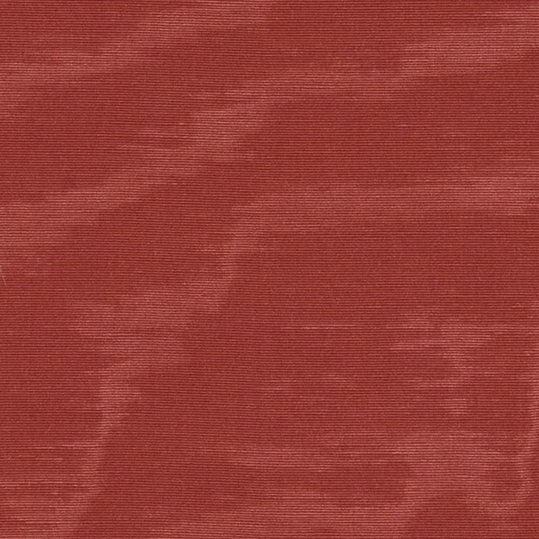 Schumacher 70417 Incomparable Moiré Cinnabar fabric swatch