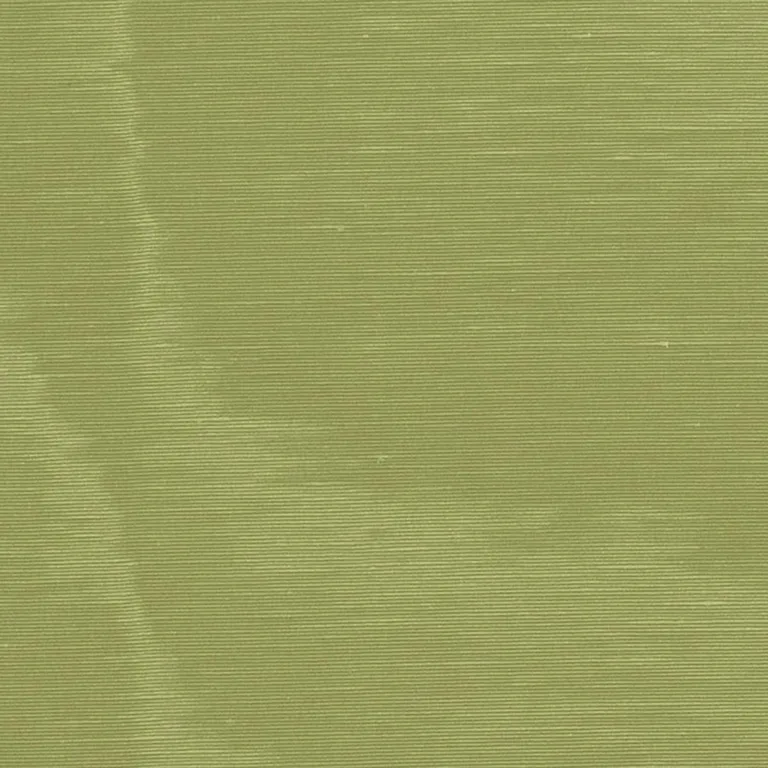 Schumacher 70409 Incomparable Moiré Olive fabric swatch
