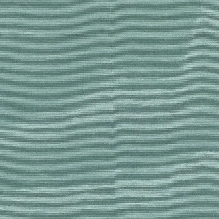 Schumacher 70412 Incomparable Moiré Petrol fabric swatch