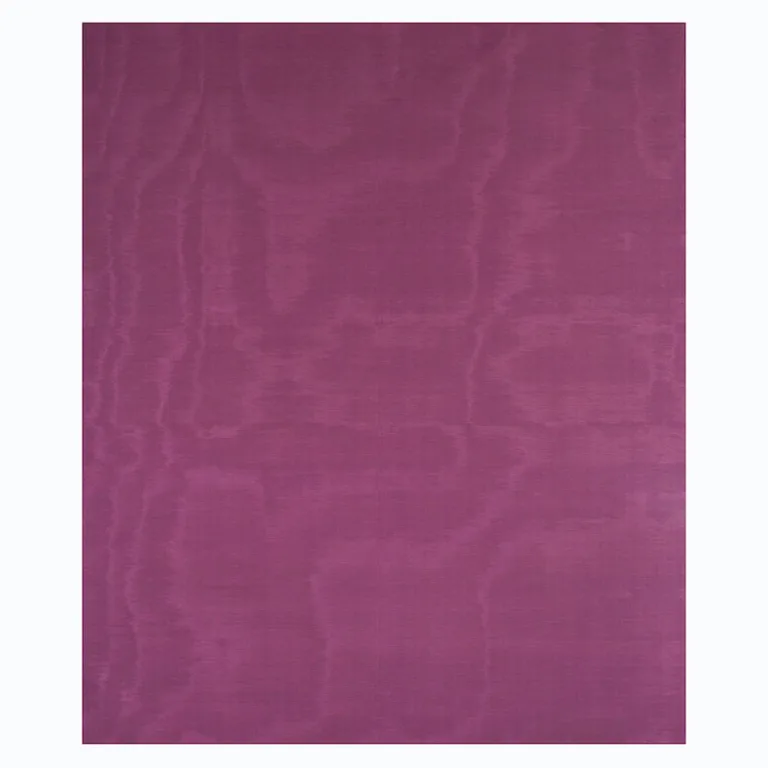 Schumacher 70451 Incomparable Moiré Plum fabric swatch
