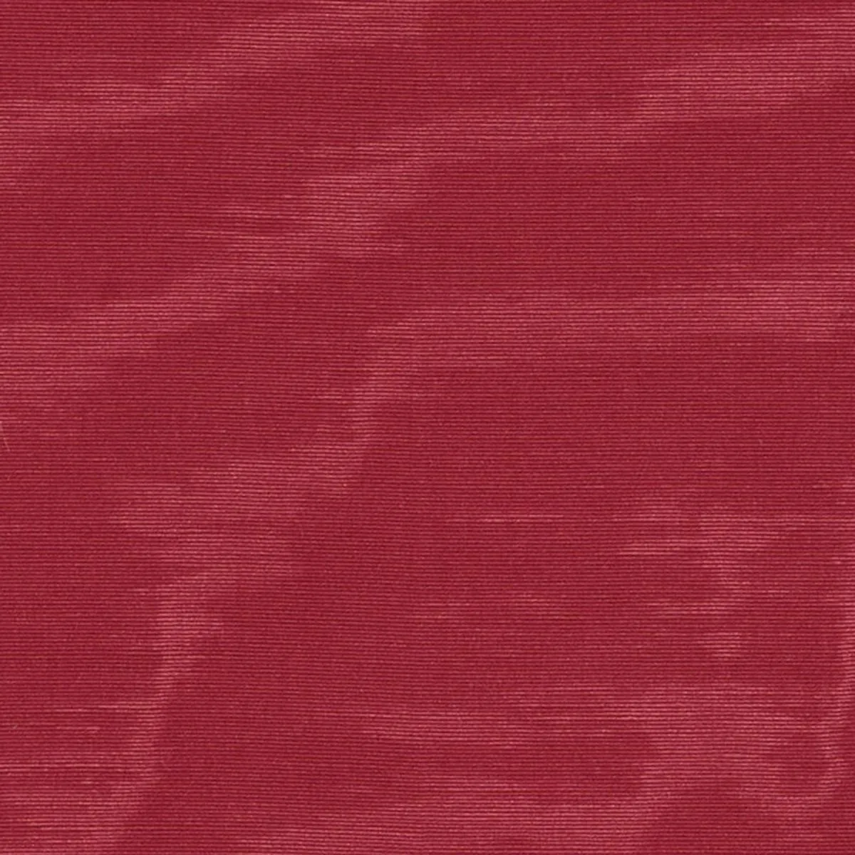Schumacher 70416 Incomparable Moiré Rouge fabric swatch