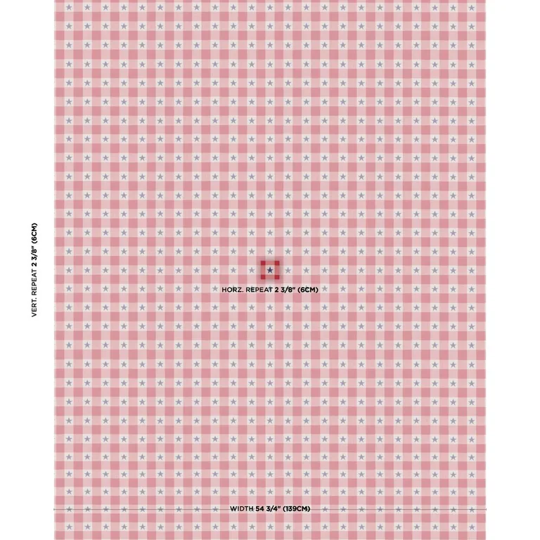 Schumacher 87570 Independence Plaid Americana fabric swatch