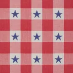 Schumacher 87570 Independence Plaid Americana fabric swatch