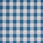 Schumacher 87571 Independence Plaid Blue fabric swatch