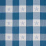 Schumacher 87571 Independence Plaid Blue fabric swatch