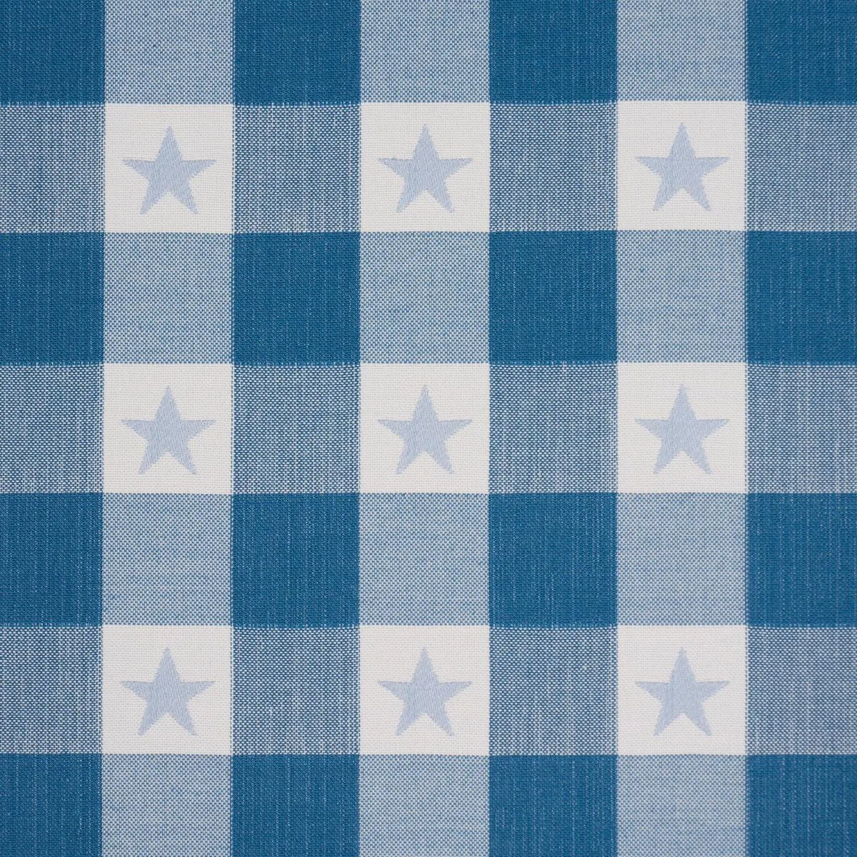 Schumacher 87571 Independence Plaid Blue fabric swatch