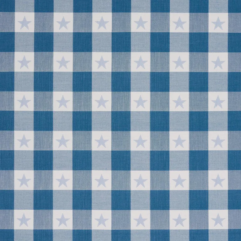 Schumacher 87571 Independence Plaid Blue fabric swatch
