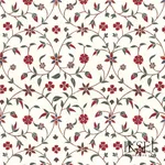 Schumacher RF303CS01 Indian Arabesque Original fabric swatch