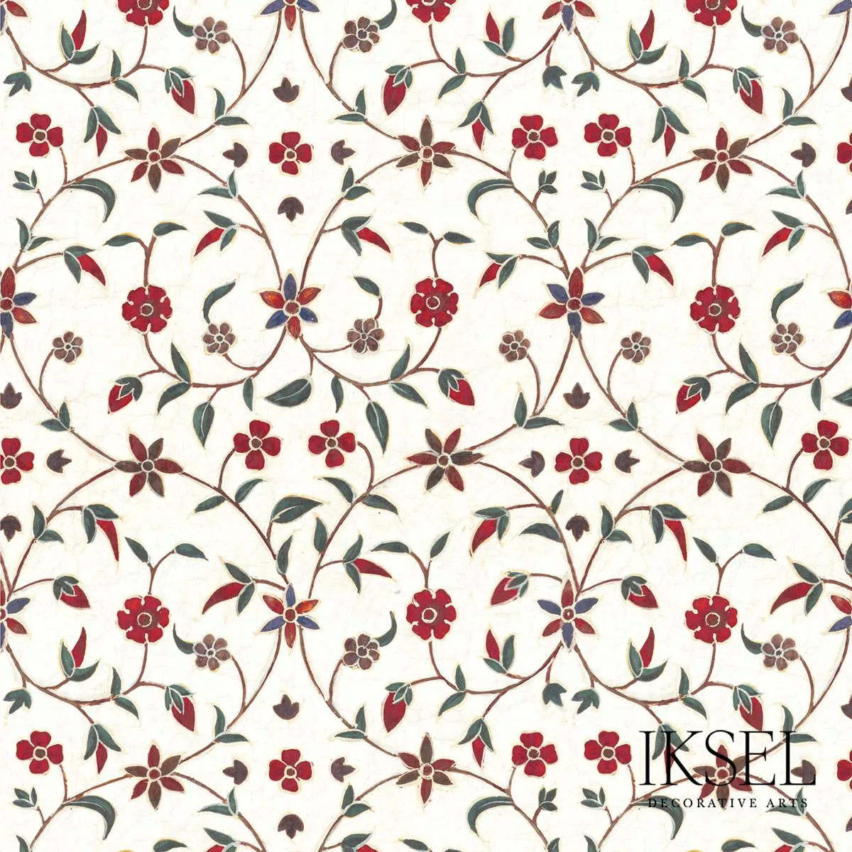 Schumacher RF303CS01 Indian Arabesque Original fabric swatch
