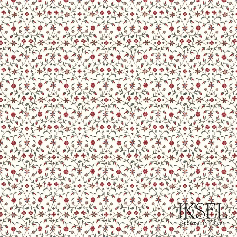 Schumacher RF303CS01 Indian Arabesque Original fabric swatch