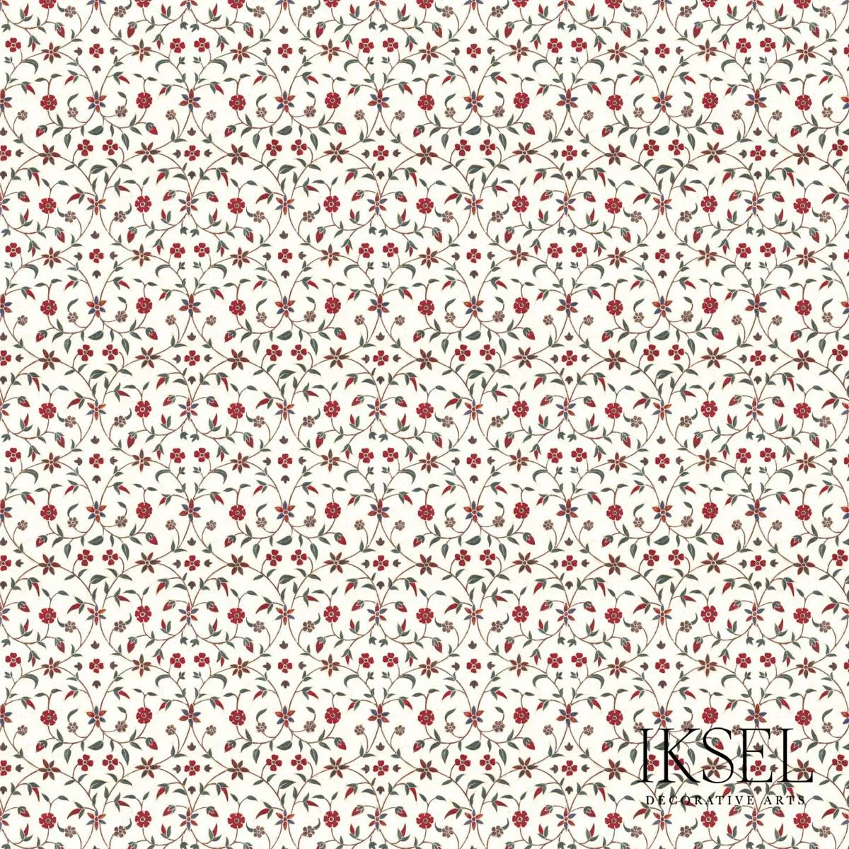 Schumacher RF303CS01 Indian Arabesque Original fabric swatch