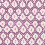 Schumacher 178072 Indio Ikat Purple fabric swatch