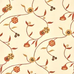 Schumacher 3438001 Indira Embroidery Spice fabric swatch