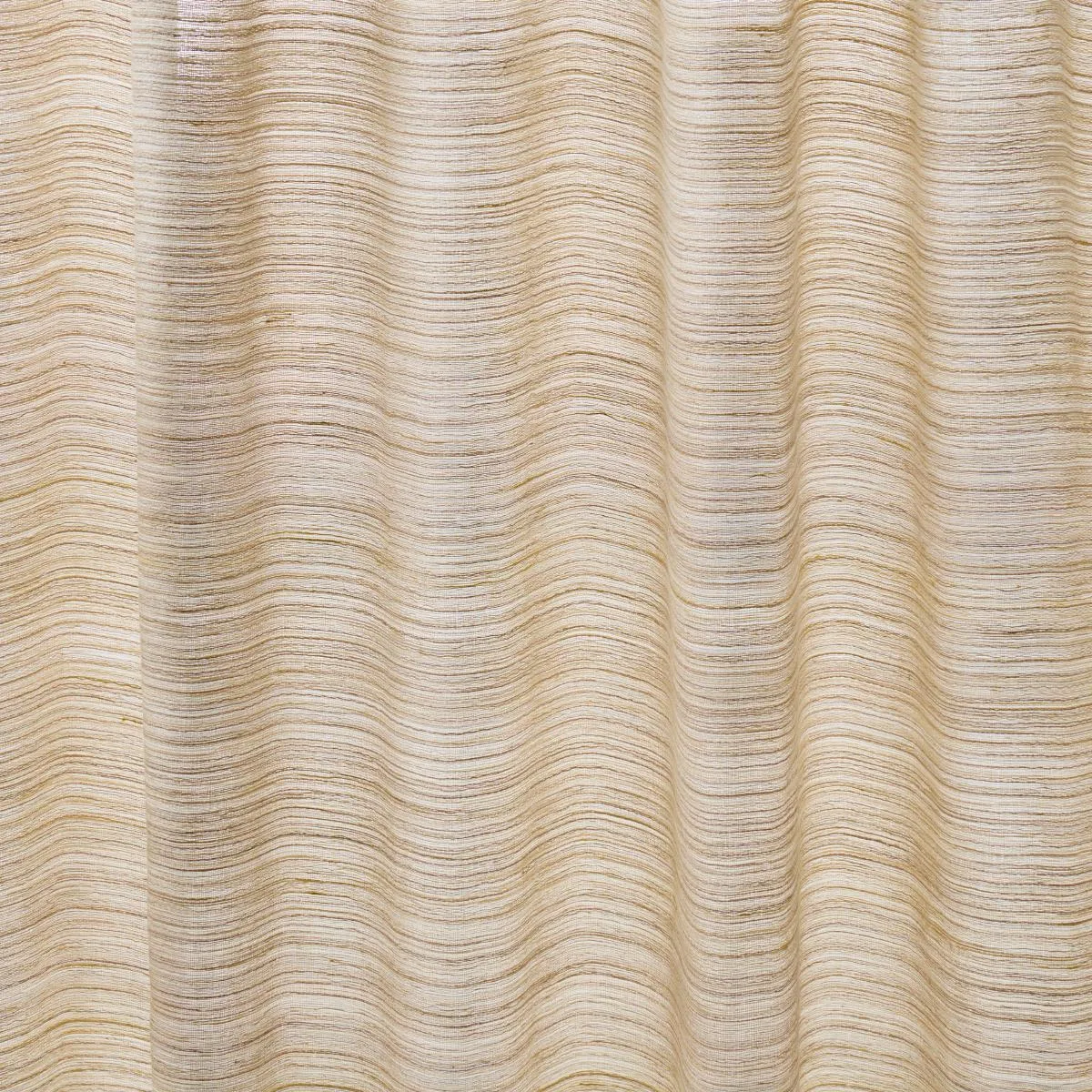 Schumacher 84470 Ines Alpaca Linen Sheer Soft Gold fabric swatch
