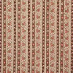 Schumacher 181752 Ines Paisley Rose & Cognac fabric swatch