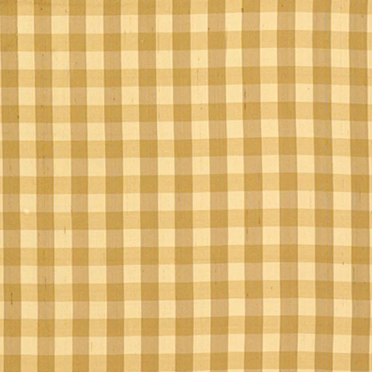 Schumacher 3439001 Inglebury Silk Check Coin fabric swatch