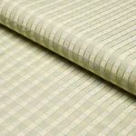 Schumacher 3453003 Ingrid Silk Check Seaspray fabric swatch