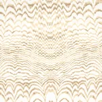 Schumacher 181051 Ink Wave Print Indoor/Outdoor Natural fabric swatch