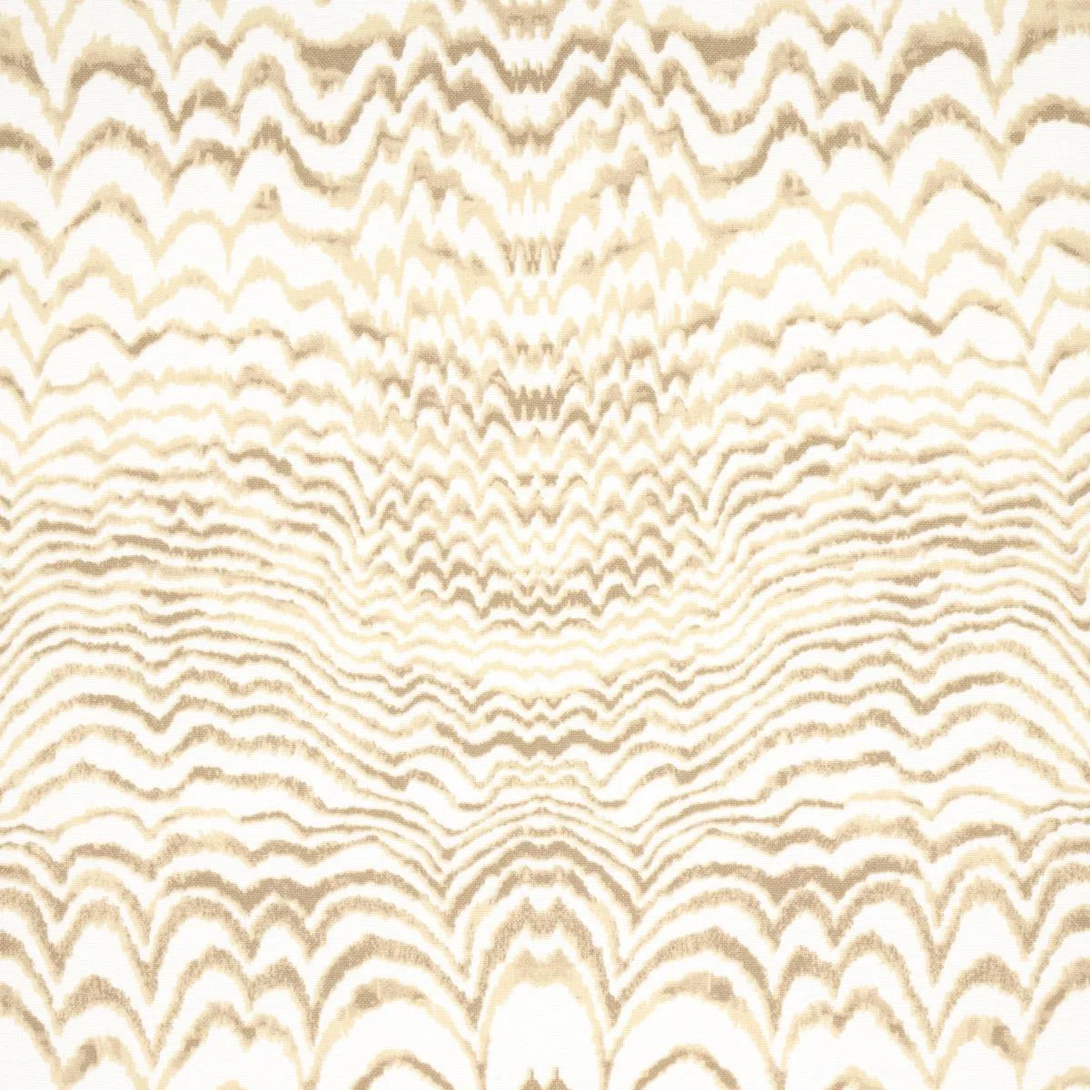 Schumacher 181051 Ink Wave Print Indoor/Outdoor Natural fabric swatch