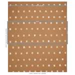 Schumacher 179921 Inkwell Hand Block Print Camel fabric swatch