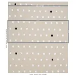Schumacher 179920 Inkwell Hand Block Print Natural fabric swatch