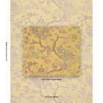 Schumacher 182831 Inverness Garden Buttercup fabric swatch