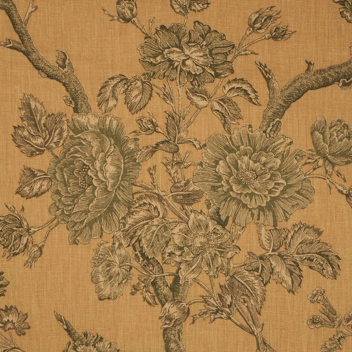 Schumacher 182830 Inverness Garden Document fabric swatch