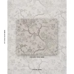 Schumacher 182832 Inverness Garden Ivory fabric swatch