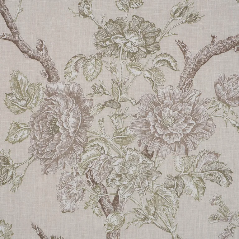 Schumacher 182832 Inverness Garden Ivory fabric swatch