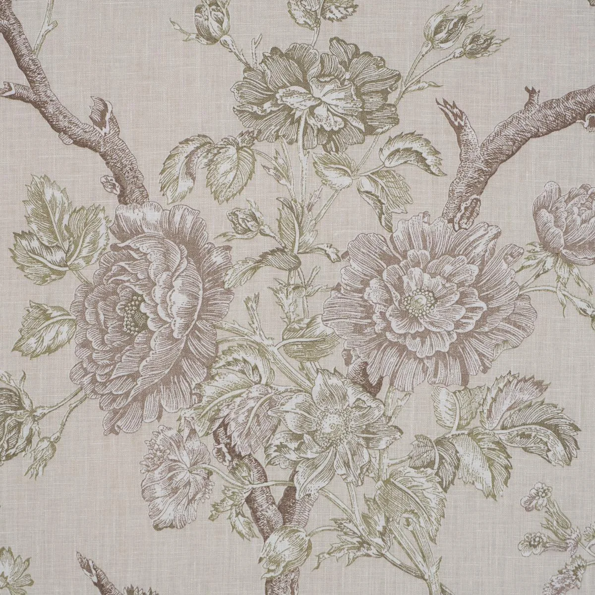 Schumacher 182832 Inverness Garden Ivory fabric swatch