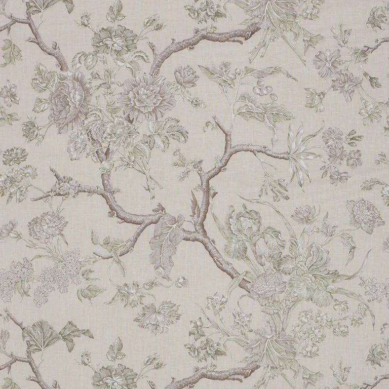 Schumacher 182832 Inverness Garden Ivory fabric swatch
