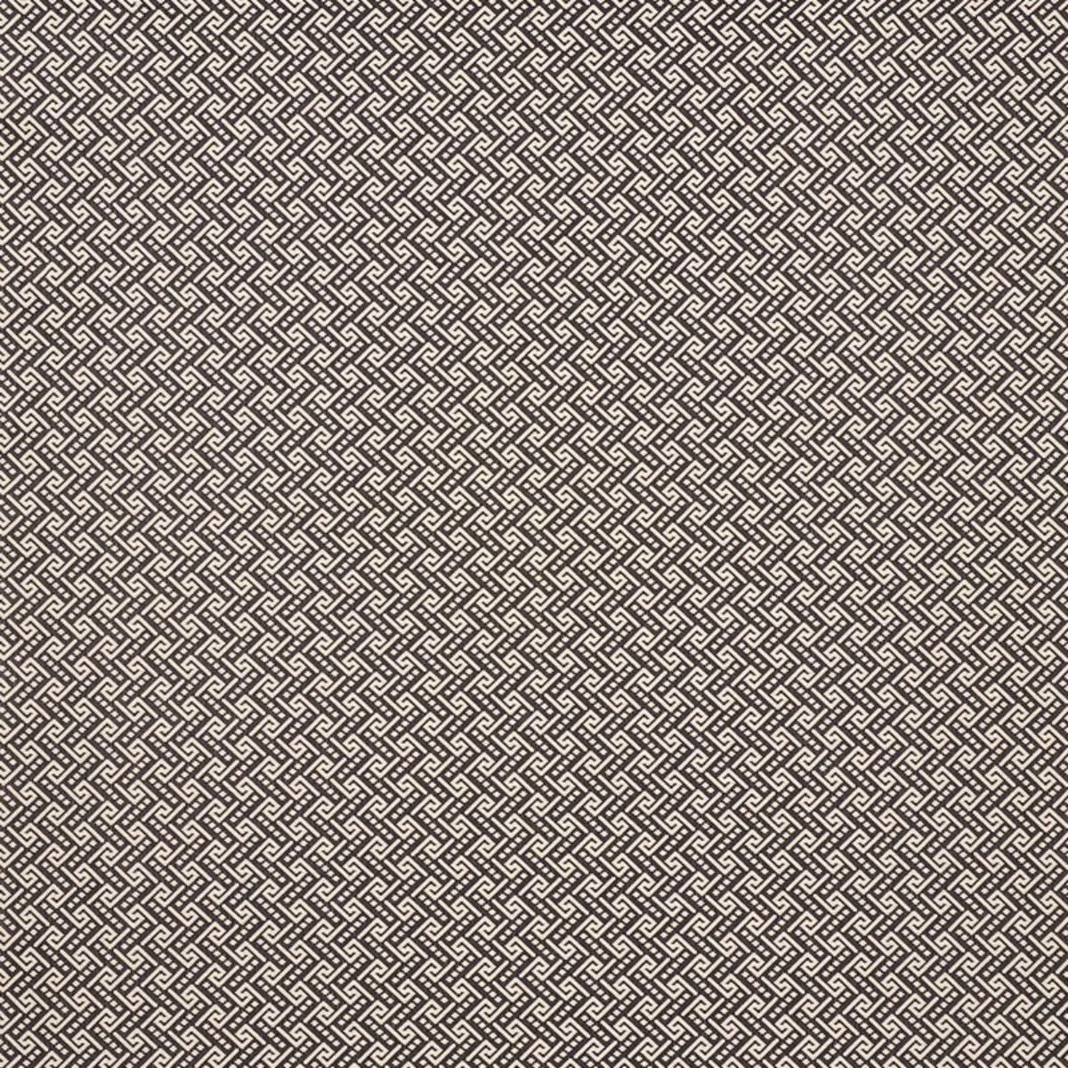 Schumacher 77122 Ionic Weave Black fabric swatch