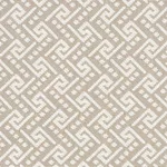 Schumacher 77121 Ionic Weave Dune fabric swatch